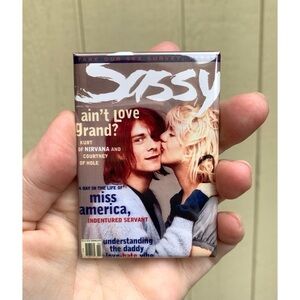 Kurt Cobain Courtney Love Sassy Magazine Cover Magnet